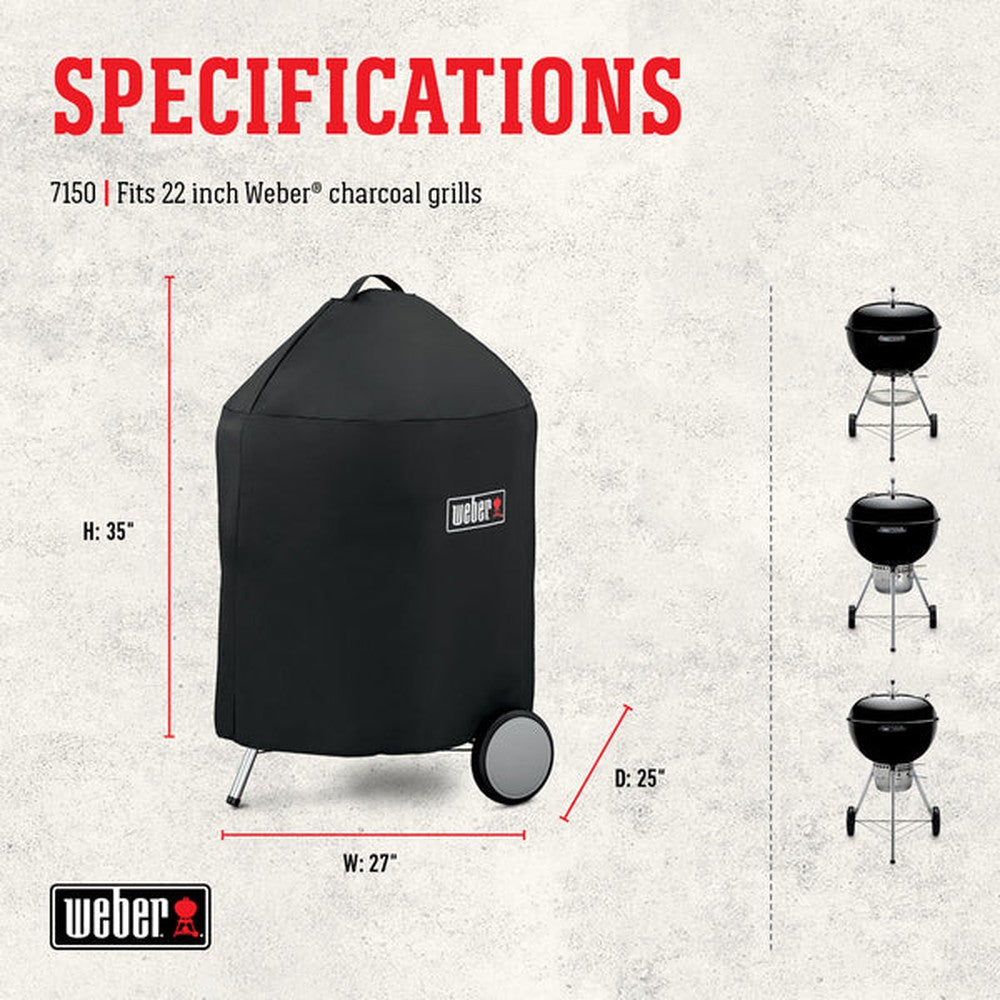 Premium Grill Cover - 22" charcoal grills Weber Chilliwack BBQ Supply