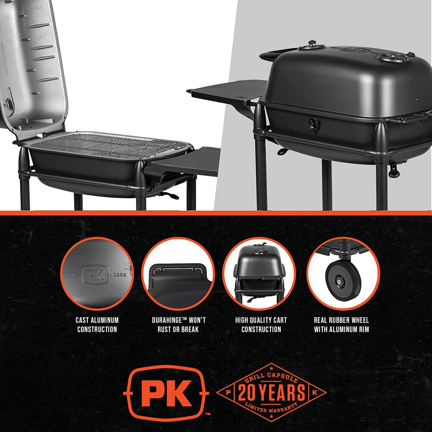 PK Grills Charcoal BBQ Grill and Smoker PK300-BCX PK Grills Chilliwack BBQ Supply