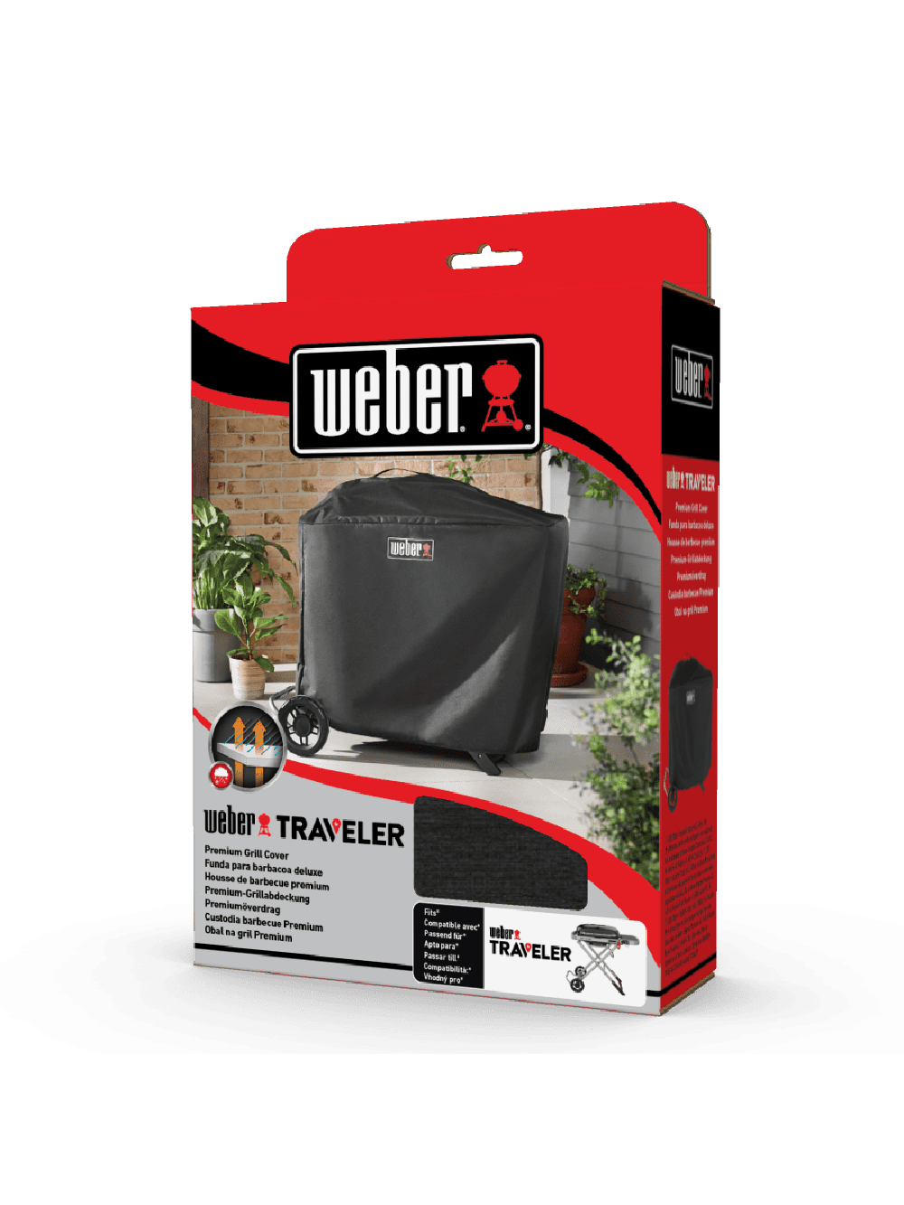 Weber Premium Grill Cover – Weber Traveler grill Weber Chilliwack BBQ Supply