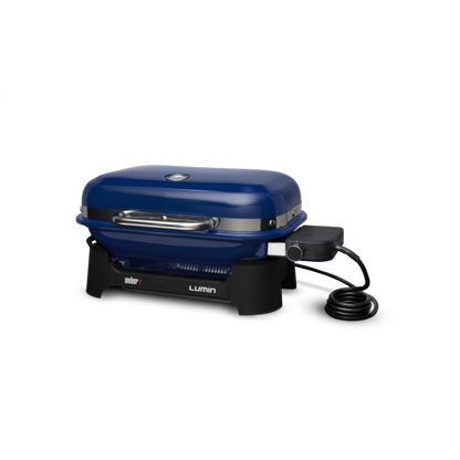 Weber Lumin Compact Electric Grill - Deep Ocean Blue Weber Chilliwack BBQ Supply