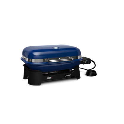 Weber Lumin Compact Electric Grill - Deep Ocean Blue Weber Chilliwack BBQ Supply