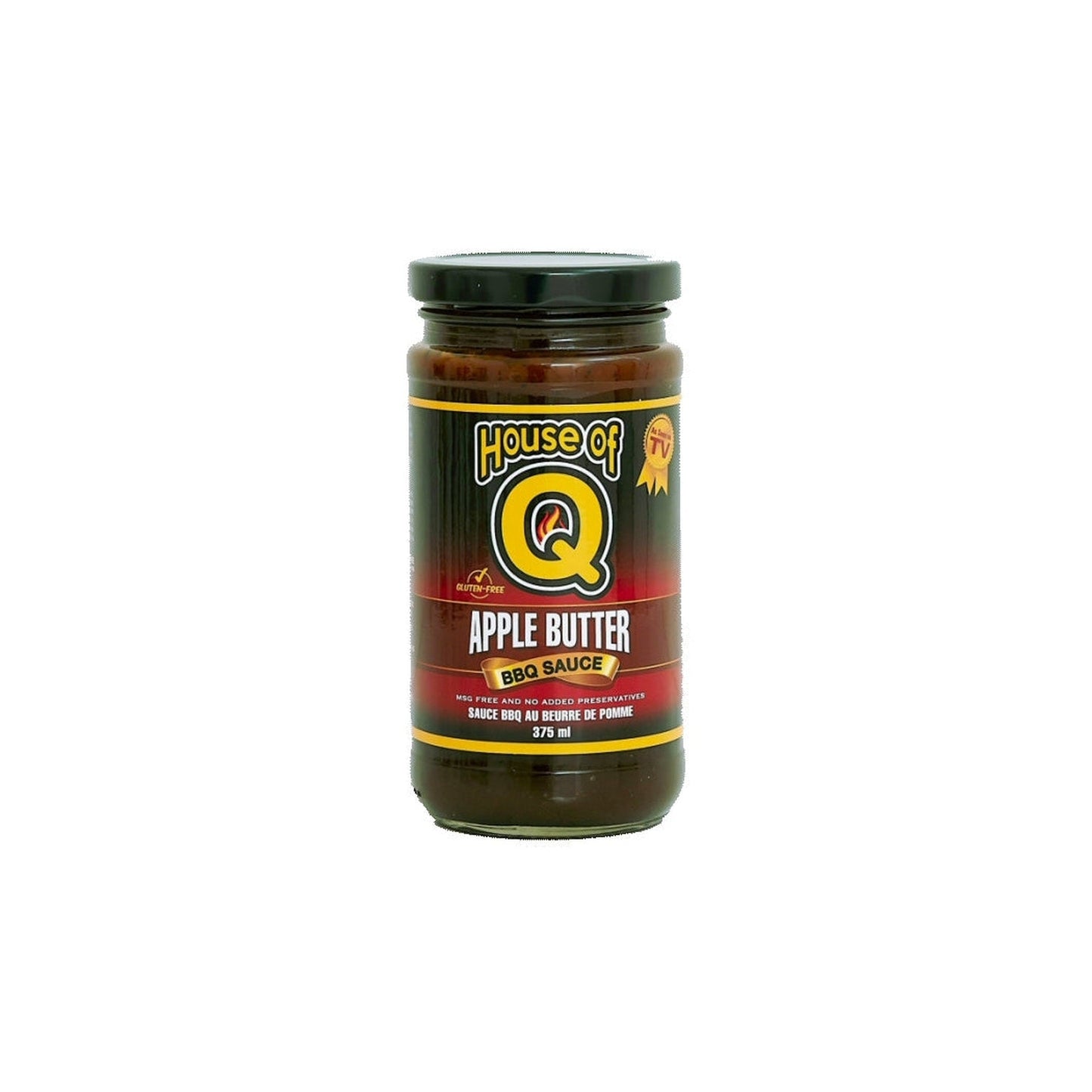 House of Q Apple Butter Sauce 375ml jar House of Q Chilliwack BBQ Supply