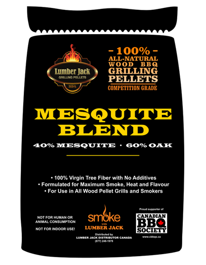 Lumber Jack Mesquite Blend BBQ Pellets 20 lbs Lumber Jack Chilliwack BBQ Supply