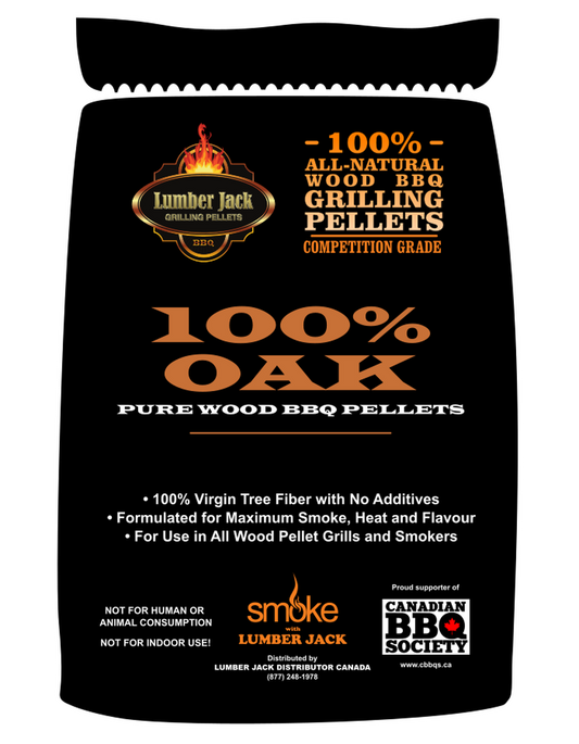 Lumber Jack 100% Oak BBQ Pellets 20 LB Lumber Jack Chilliwack BBQ Supply