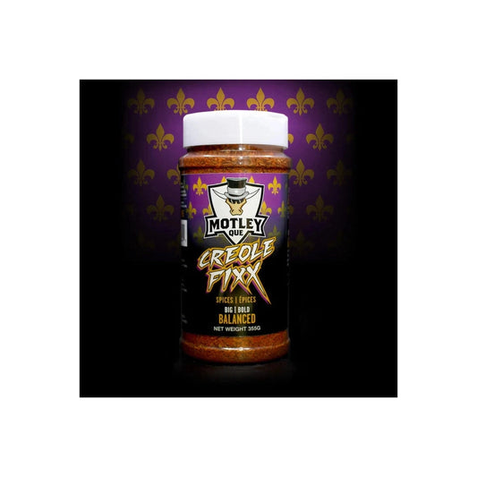 Motley Que Creole Fixx 355 g Motley Que Chilliwack BBQ Supply