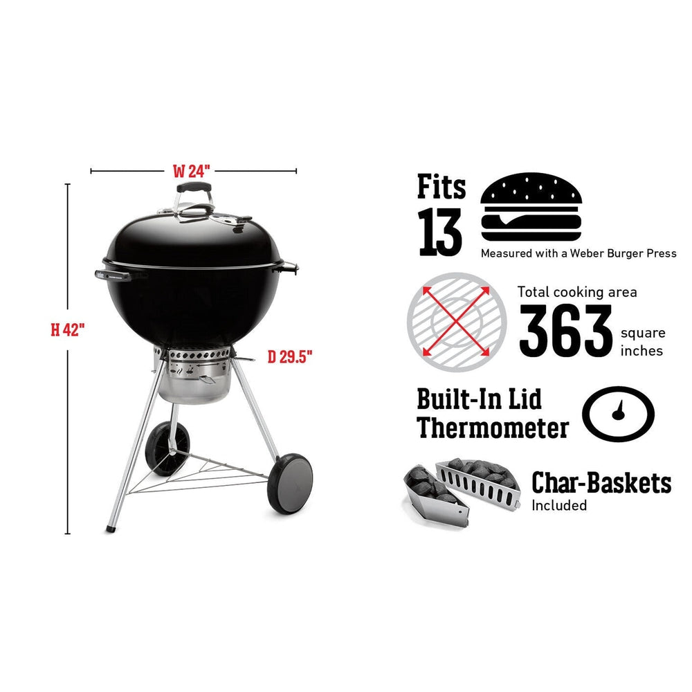 Weber Master-Touch Charcoal Grill 22" Weber Chilliwack BBQ Supply