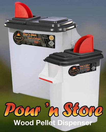 Lumber Jack Pour ‘N Store Wood Pellet Dispensers Lumber Jack Chilliwack BBQ Supply