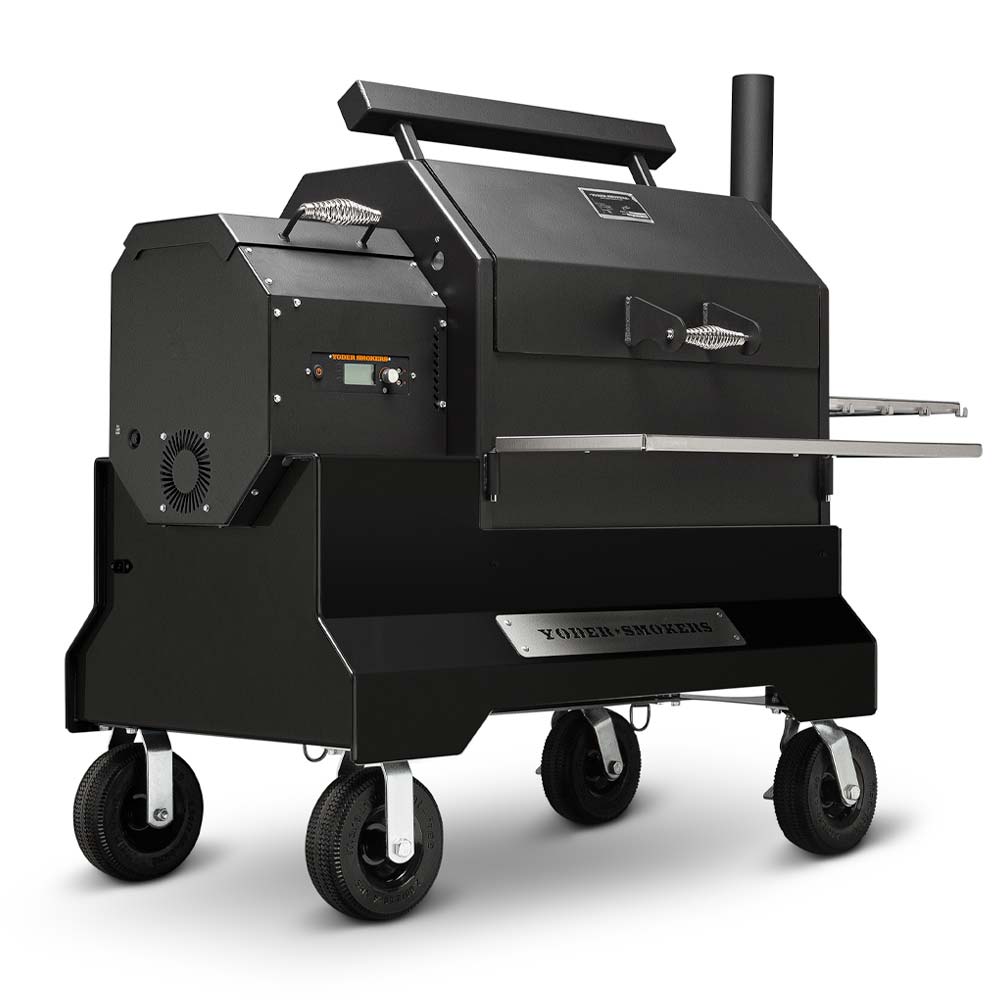 Yoder Smokers YS640S Competition Pellet Grill w/ Stainless Steel Shelves