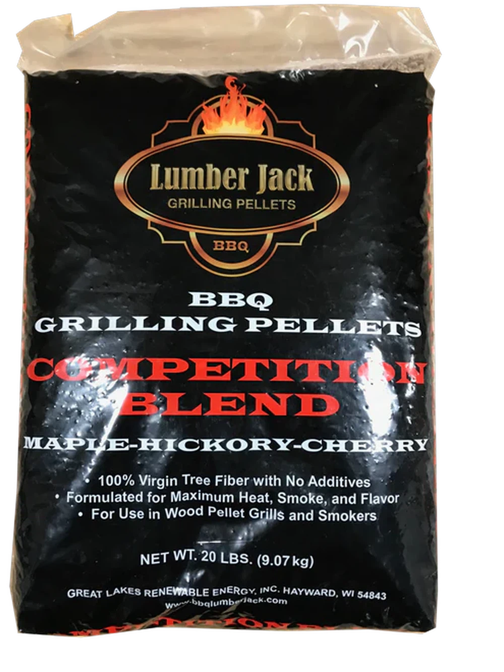 Lumber Jack Competition Blend BBQ Pellets 20 lbs Lumber Jack Chilliwack BBQ Supply