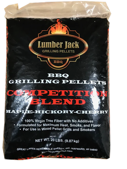 Lumber Jack Competition Blend BBQ Pellets 20 lbs Lumber Jack Chilliwack BBQ Supply