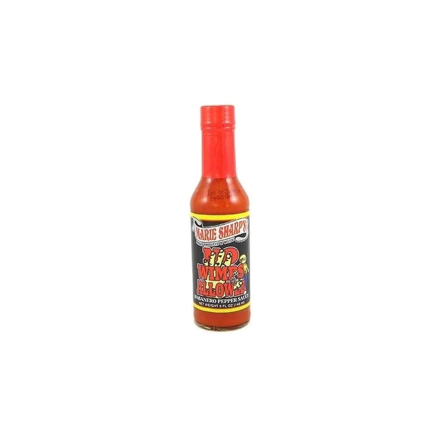 Marie Sharp's NO WIMPS ALLOWED Habanero Pepper Sauce 5oz Marie Sharp's Chilliwack BBQ Supply